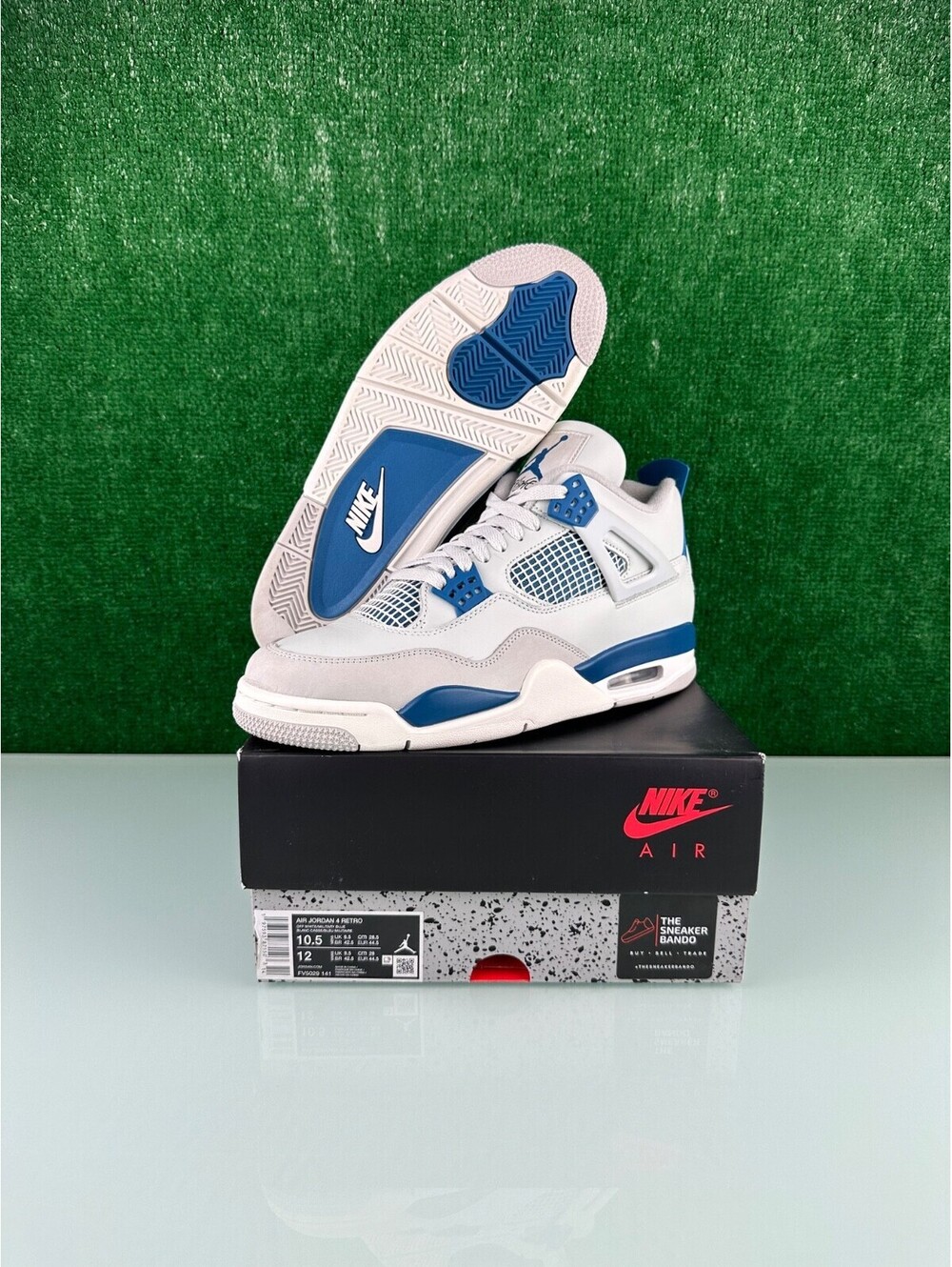 Size 10.5 - Air Jordan 4 Retro 2024 Military Blue (CLEAN!)